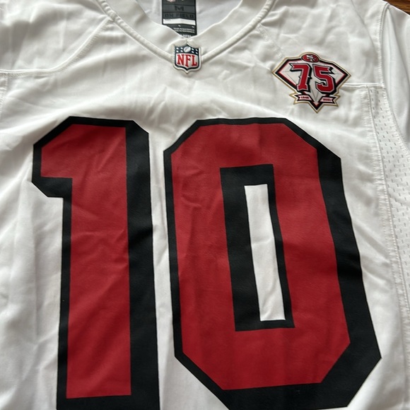 Nike Garoppolo White San Francisco 49ers 75th Anniversary Limited Jersey Mens‎ M - Picture 5 of 8